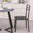 Modern Round Dining Table Set For 4 Dining Room Chair With Metal Legs-1373634452-1373634455