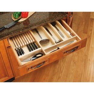 *UPGRADED* Kitchen Drawer Dividers w/Inserts and Liner - Adjustable Bamboo  Organizers for Drawers - Spring Loaded, Large for Utensils and Deep for