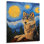 «Expressive Whispers Of Wolf» par Vincent I, reproduction d'art en métal animaux, loup