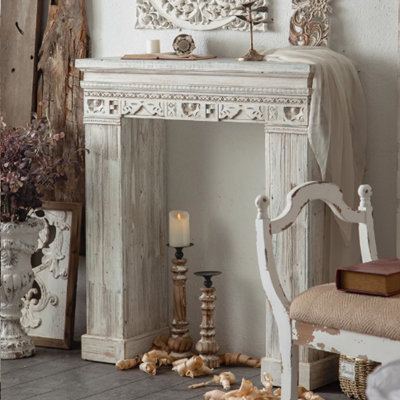 Console de style Wabi-Sabi