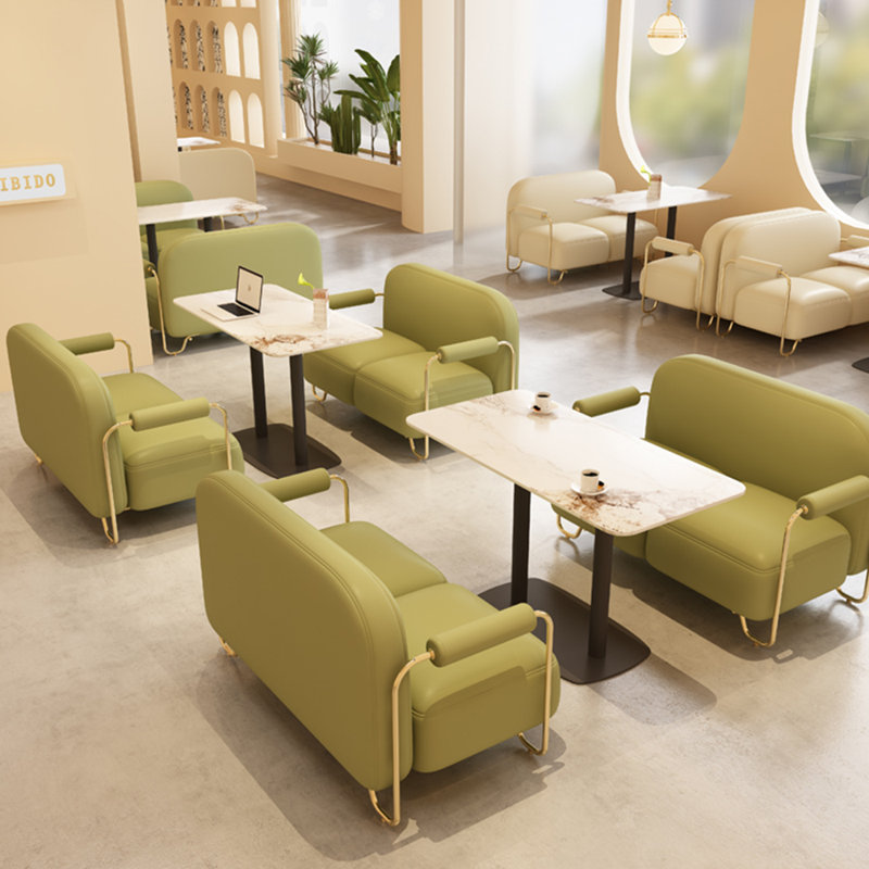 Causeuse 47,2 po Miryan, Similicuir vert