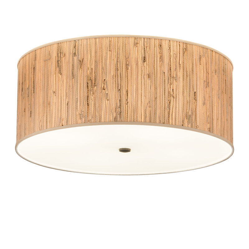 Cilindro Textrene 4 - Light Flush Mount, 60 W