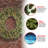 48in. Carolina Pine Wreath with Clear Lights