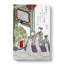 Greeting The Three Ladies by Yashima Gakutei - Wrapped Canvas Painting-55360062