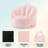  x Pod Curved Back Kids Bean Bag Chair, Soft Plush Lounge Seat for Bedroom or Playroom, Blush-1076036287-1076036283