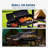 Portable Offset Smoker & Charcoal Grill Combo, 358 Sq In Barrel BBQ with Detachable Firebox, Side Shelf, Wheels for Camping, Patio