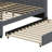 Upholstered Daybed With Trundle-1158625624