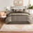 Hypoallergenic King Bedding Sets, Faux Suede Rustic Farmhouse Home
