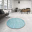 Tapis abstrait bleu-1814751320