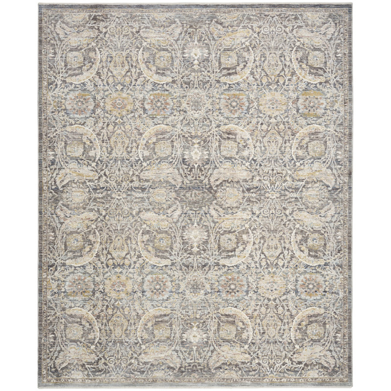 Classic Charcoal Multicolour  Area Rug, Rectangle 160 x 239 cm