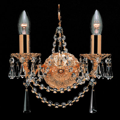 Regent"s Steel Candle Wall Light