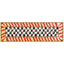 Courtly Check® Red/Gold Washable Rug-203741826