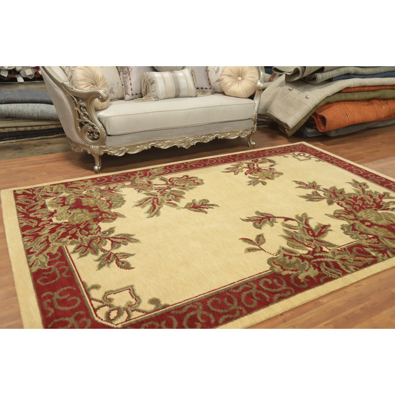 Tapis floral 7 x 7 po