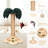 19.68” Cat Tree With Sial Scratching Post ，Catnip Ball＆Feather