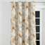 Rideaux en velours floral - Rideau à œillets crème French Country - 1 panneau