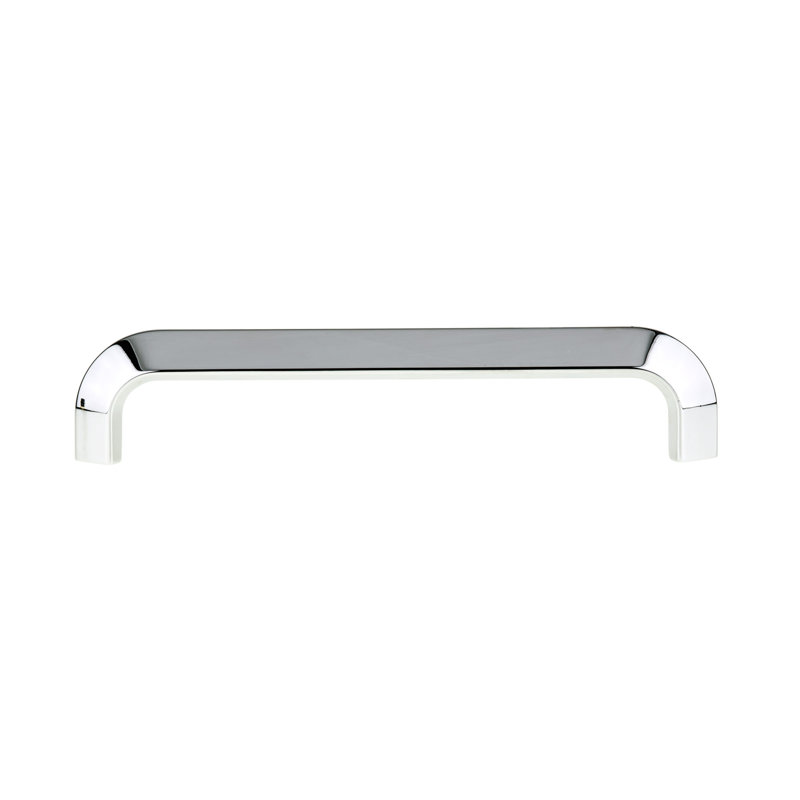 Poignée barre 6 5/16 po en métal, Chrome