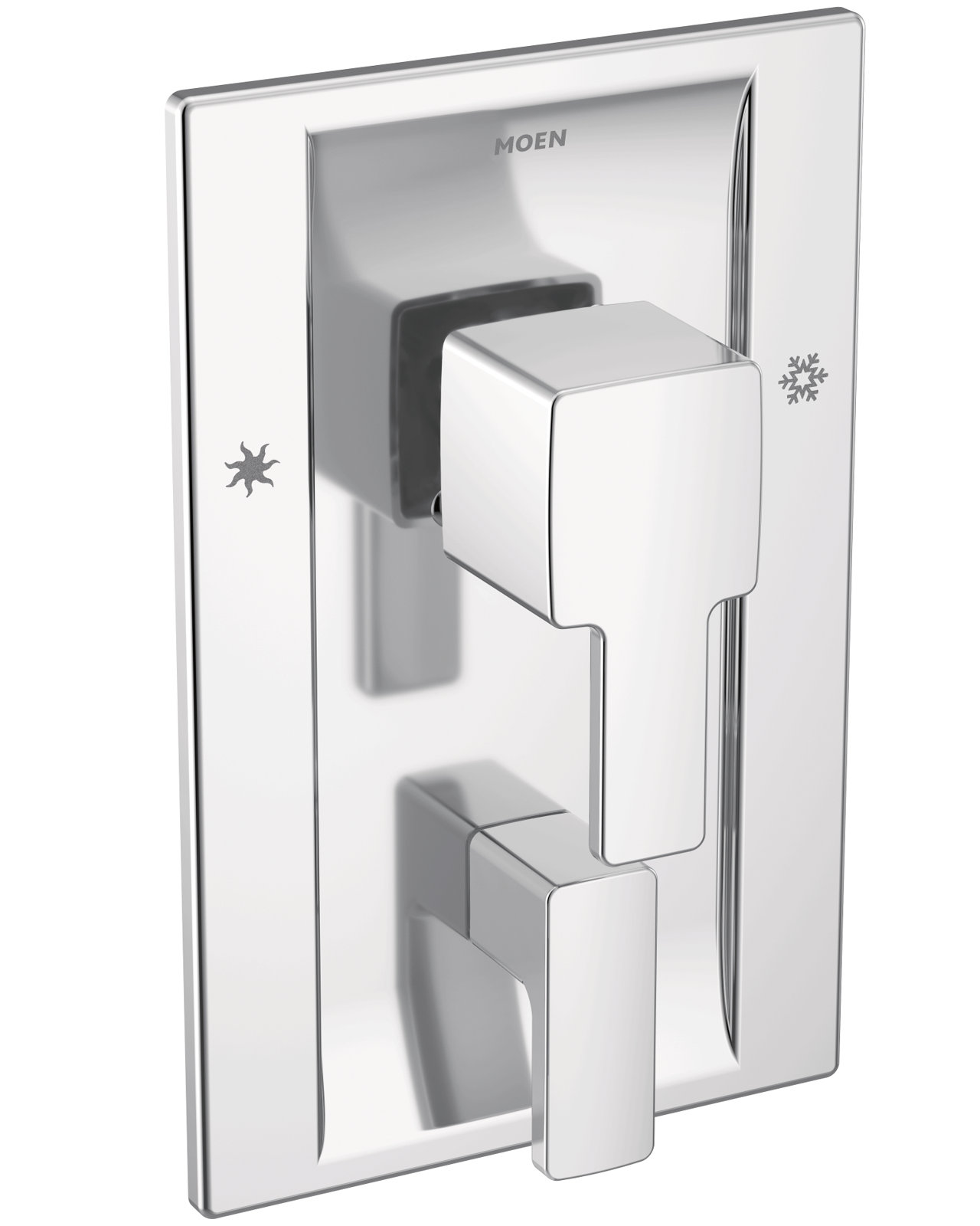 90 Degree Posi-Temp 3-Function Transfer Trim, Chrome