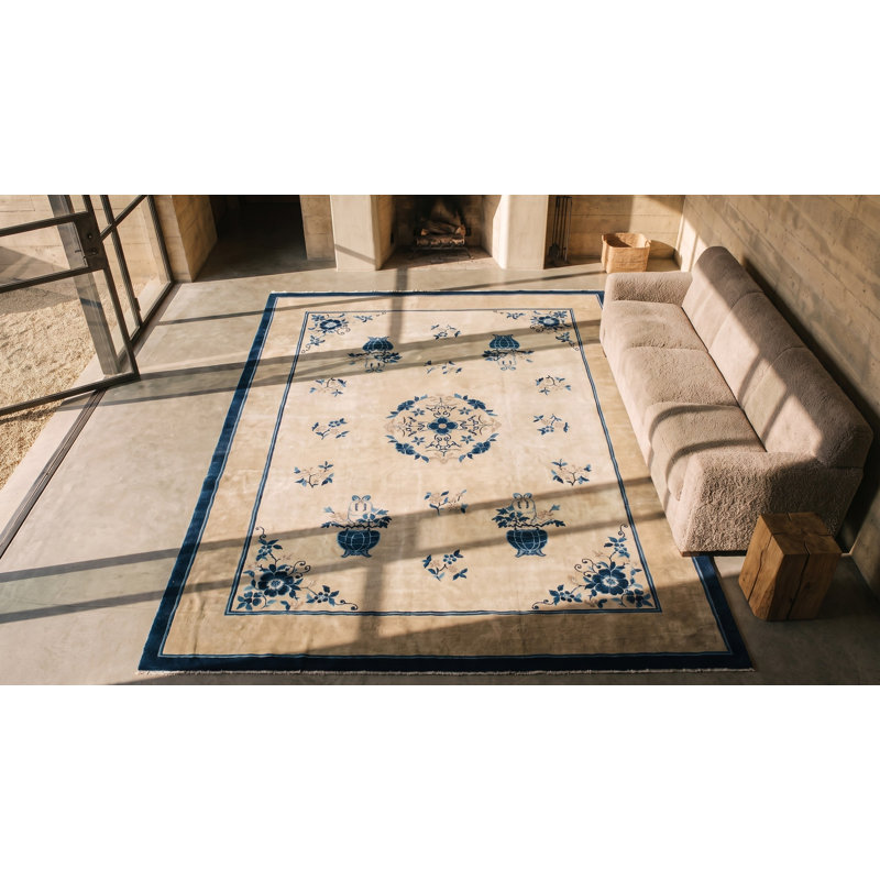 Tapis chinois antique des années 1890