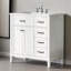 Ensemble de meuble-lavabo 36 po avec lavabo, armoire de salle de bain avec tiroirs, structure solide et panneau en bois aggloméré-111282366
