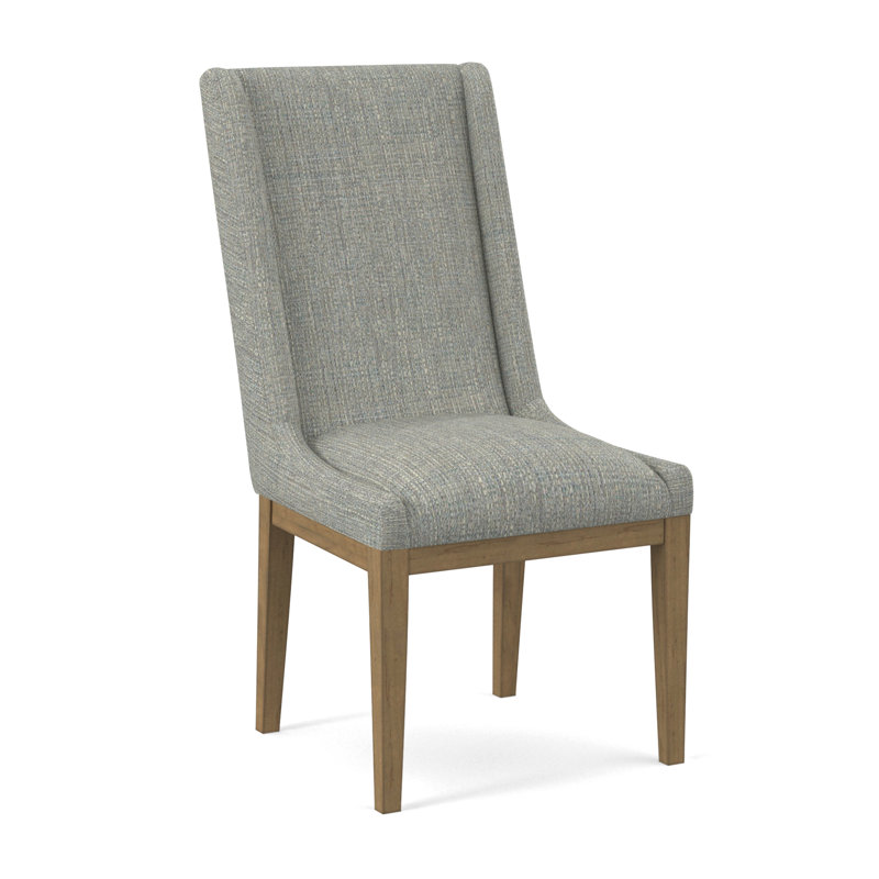 Upholstered Dining Chair, Evolution Caribou, Beachwood