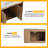 30'' Wall Mounted Single Bathroom Vanity with Ceramic Basin Sink Top, Floating Vanity with 2 Doors and 1 Shelf