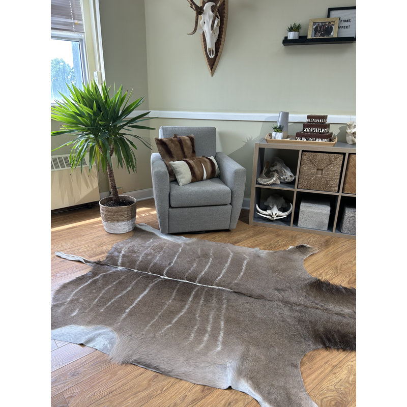 Handmade Real Kudu Skin Rug