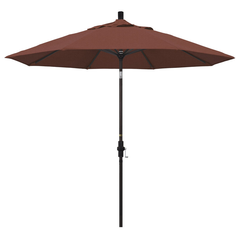 Parasol de marché 9 pi, Terre cuite - oléfine