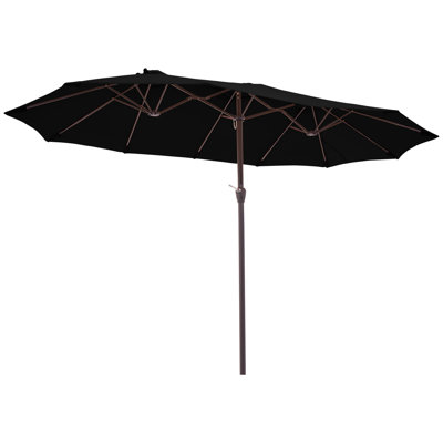 15 ft x 9 ft Rectangular Market Umbrella