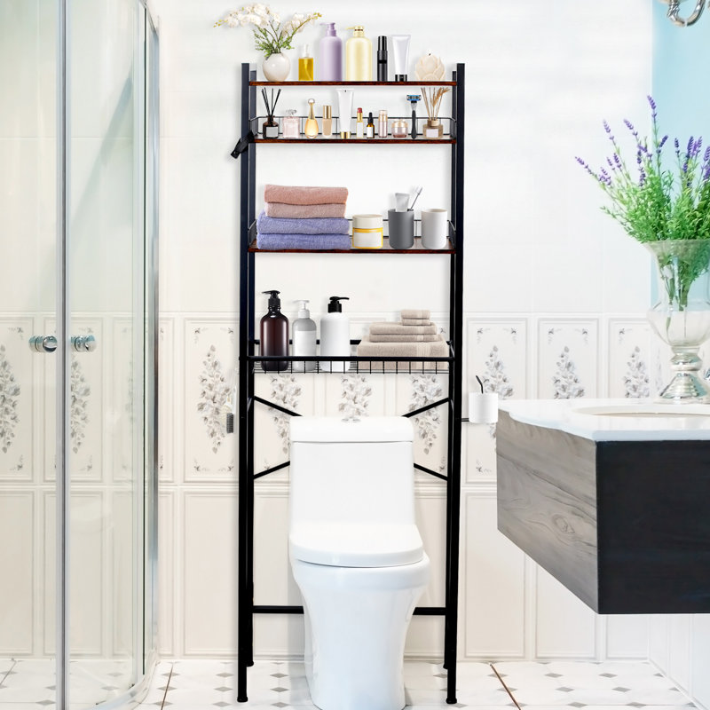 Stylish 4-Tier Toilet Organizer