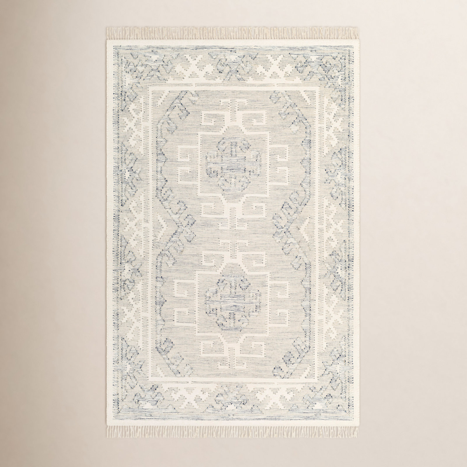 Saber Handmade Wool Rug, Rectangle 6' x 9'