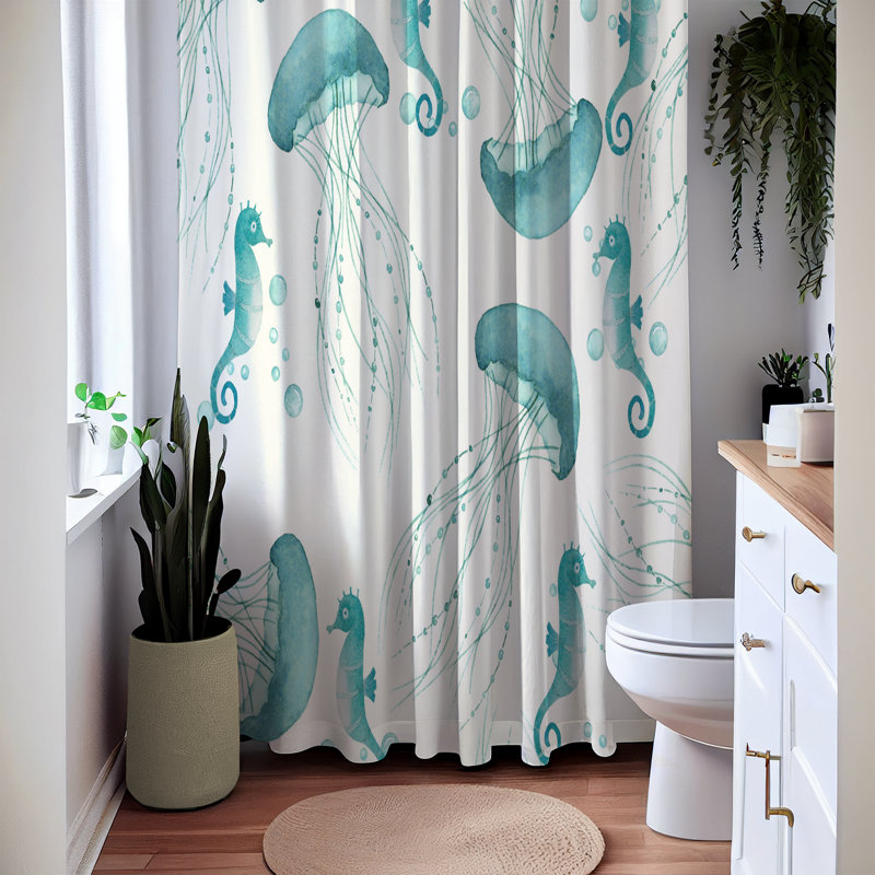 Jamileth Shower Curtain, 93" H x 70" W