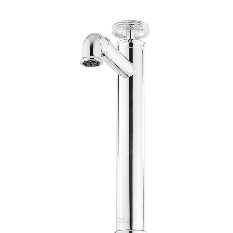 Avallon Single Hole, Single-Handle Wheel, High Arc Bathroom Faucet, Chrome
