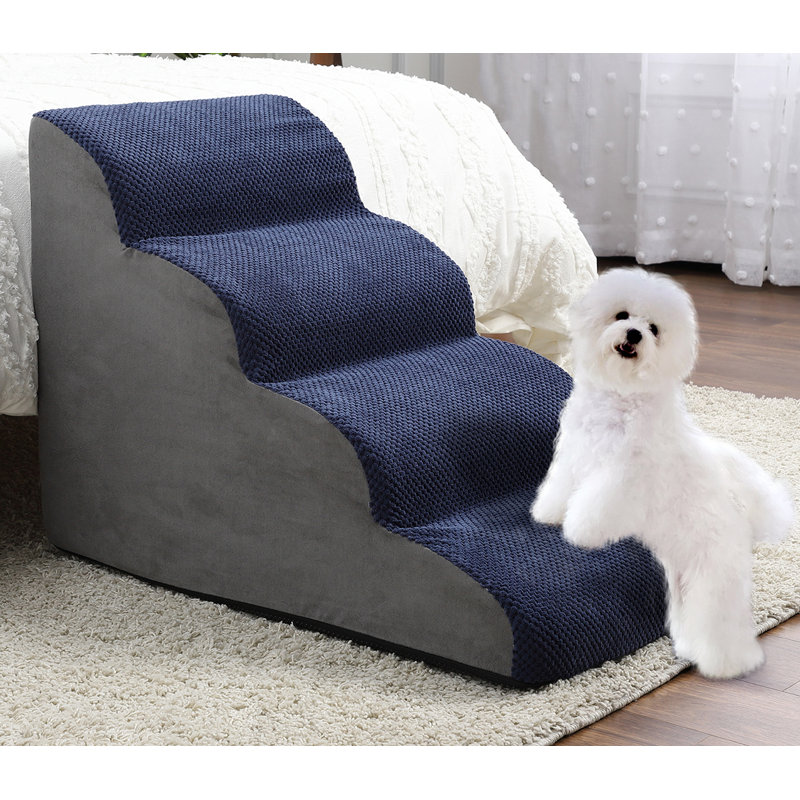 Escalier pour animaux Sponge, Bleu marine / gris