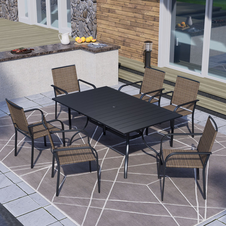 6 - Person Rectangular Outdoor Dining Set