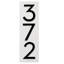 Floating 1-Line Wall Address Plaque-134111099-134103154-134106667