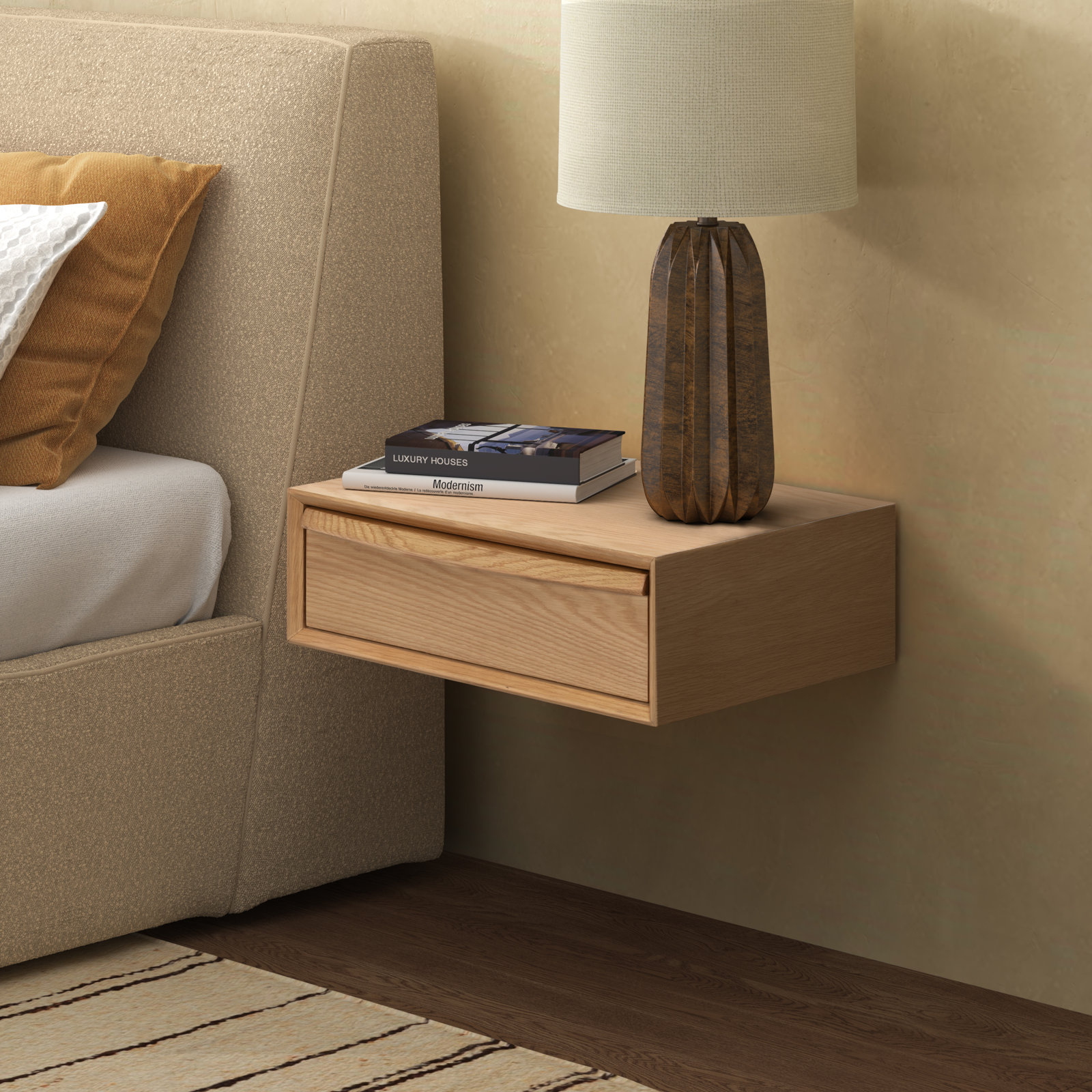 Arcania Nightstand, Natural