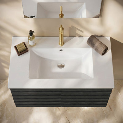 Comptoir de meuble-lavabo en céramique 30 "