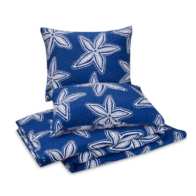 Sea Star 100% Cotton Quilt Set