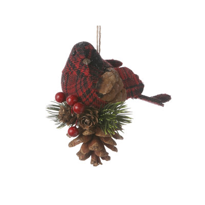 Ornement figurine suspendu oiseau