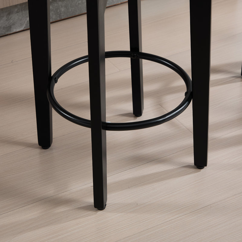 Tabourets de bar modernes Tabourets de comptoir rembourrés pour îlot de cuisine, Beige