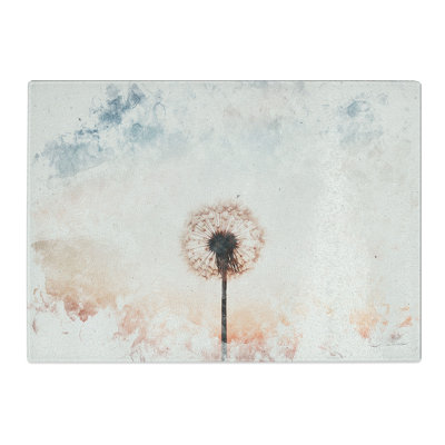 Tempered Glass Dandelion Chopping Board