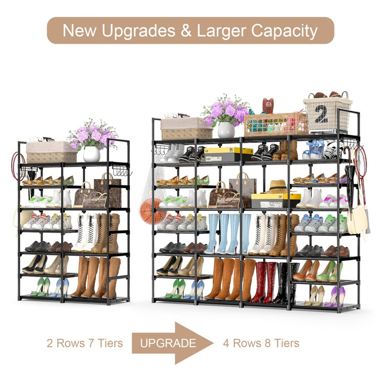 Rebrilliant 66 Pair Shoe Rack