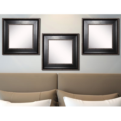 Arazeli Solid Wood Flat Wall Mirror