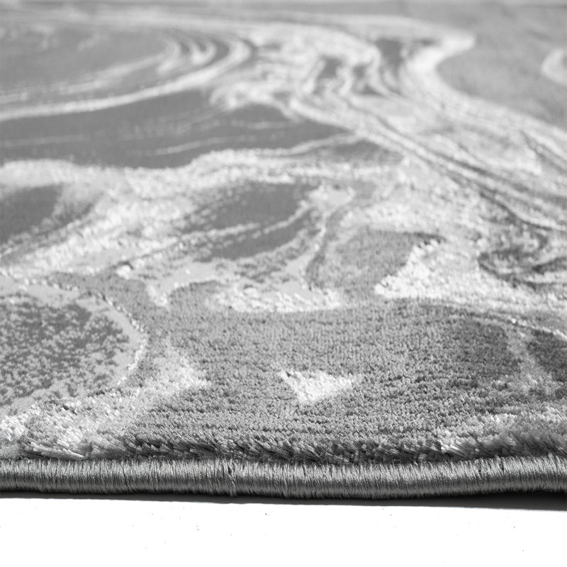 Modern Abstract Area Rug – 100% Polyester, Antistatic, Soil & Water Repellent, Colourfast Living Room Carpet