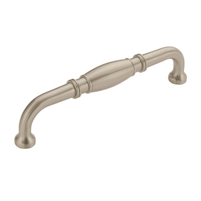 Granby 6-5/16 inch (160mm) Center-to-Center Satin Nickel Cabinet Pull - 10 Pack