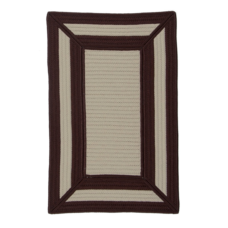 Tapis intérieur / extérieur Ryding - brun, Rectangle 10 pi x 14 pi