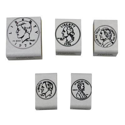 Stamp Coins Heads