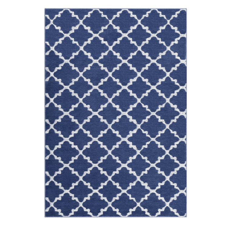 Timmey Washable Geometric Indoor Rug