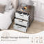 Commode de rangement 3 tiroirs Azizah