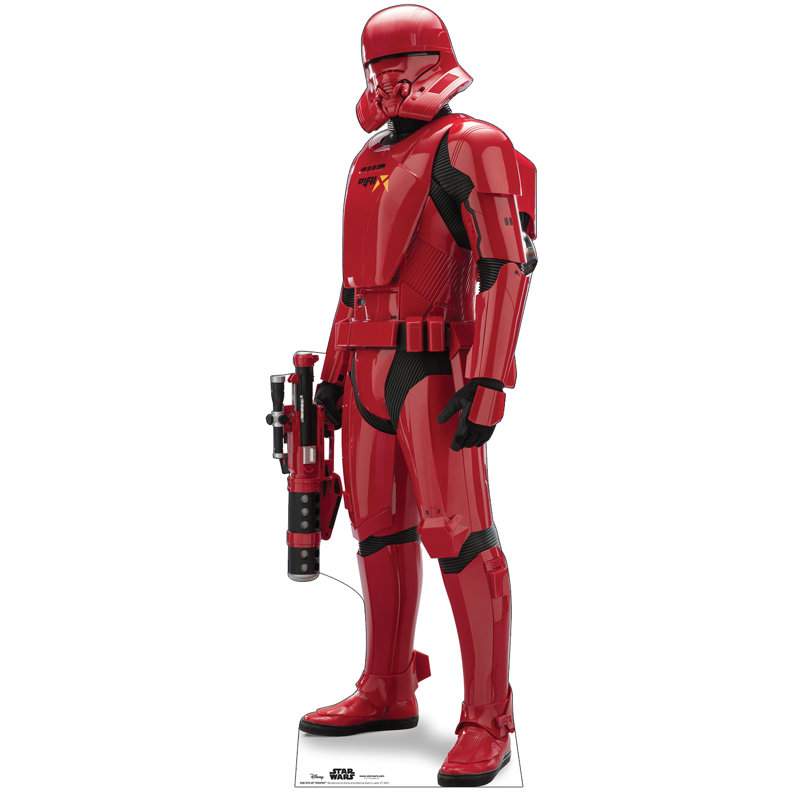 72'' Red and Black Cardboard Star Wars Standup